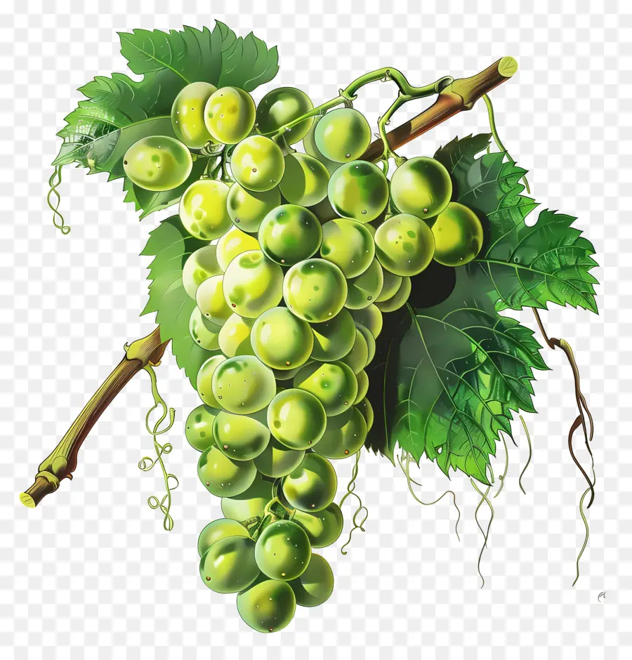 Uvas Verdes，Uvas Amarillas PNG