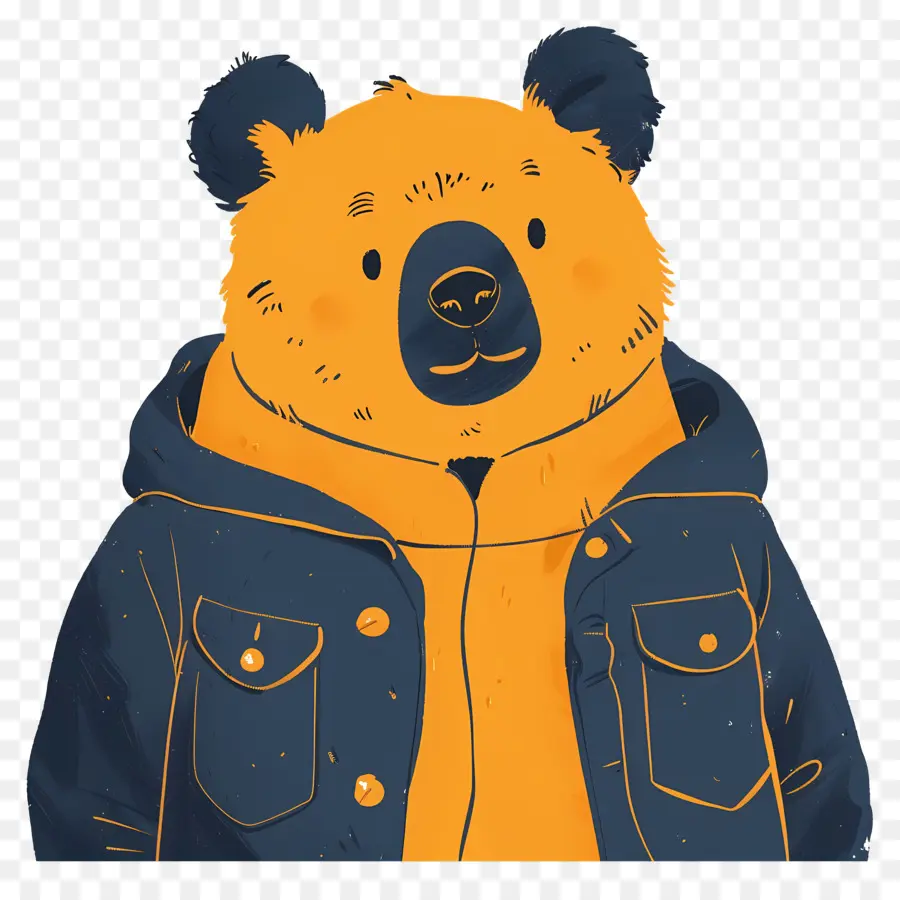 Oso，Oso En La Chaqueta PNG