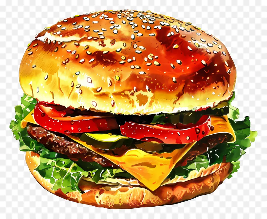 Hamburgo，Hamburguesa Con Queso PNG