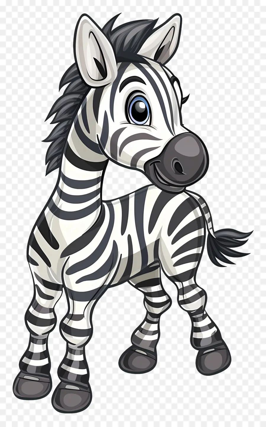 Dibujos Animados De Zebra，Rayas PNG