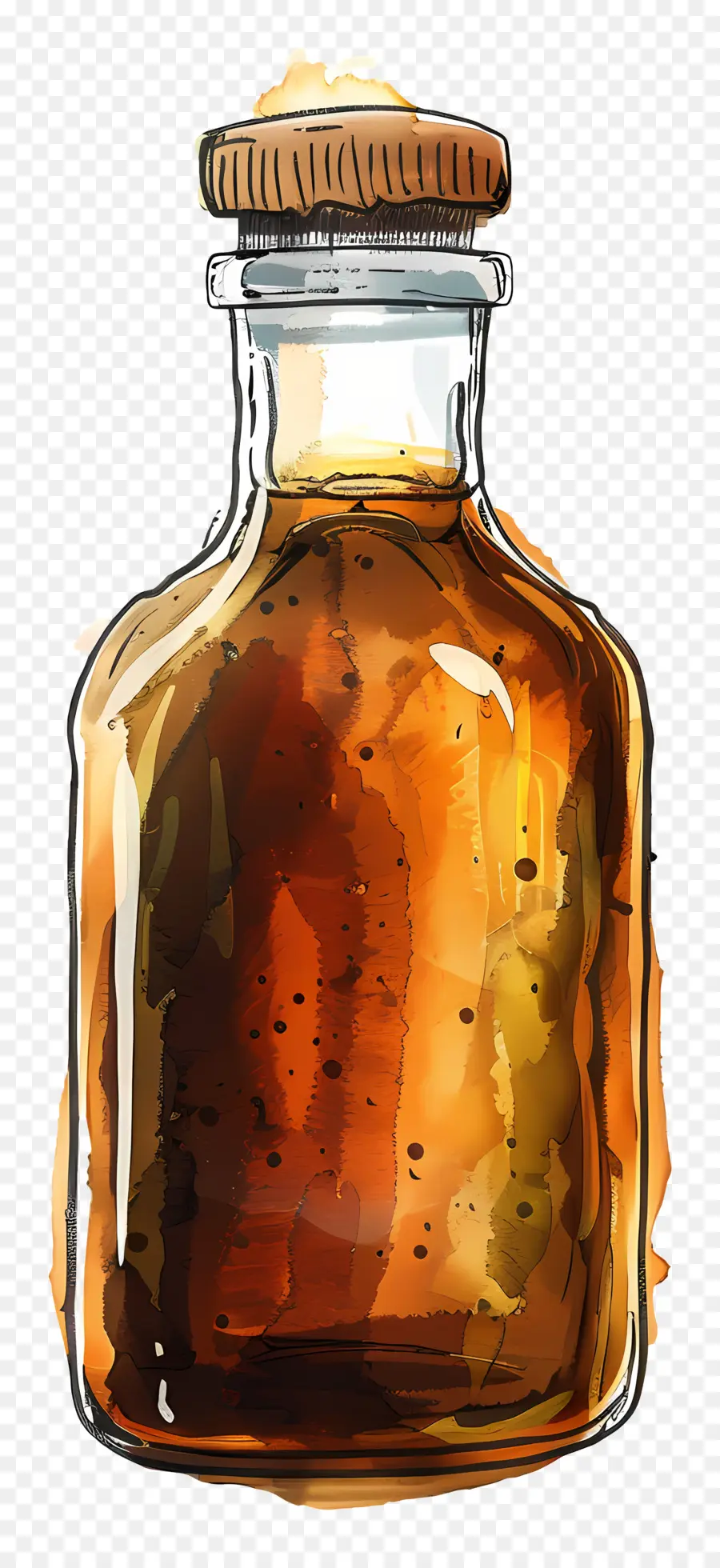 Botella De Aceite，Brown Botella PNG