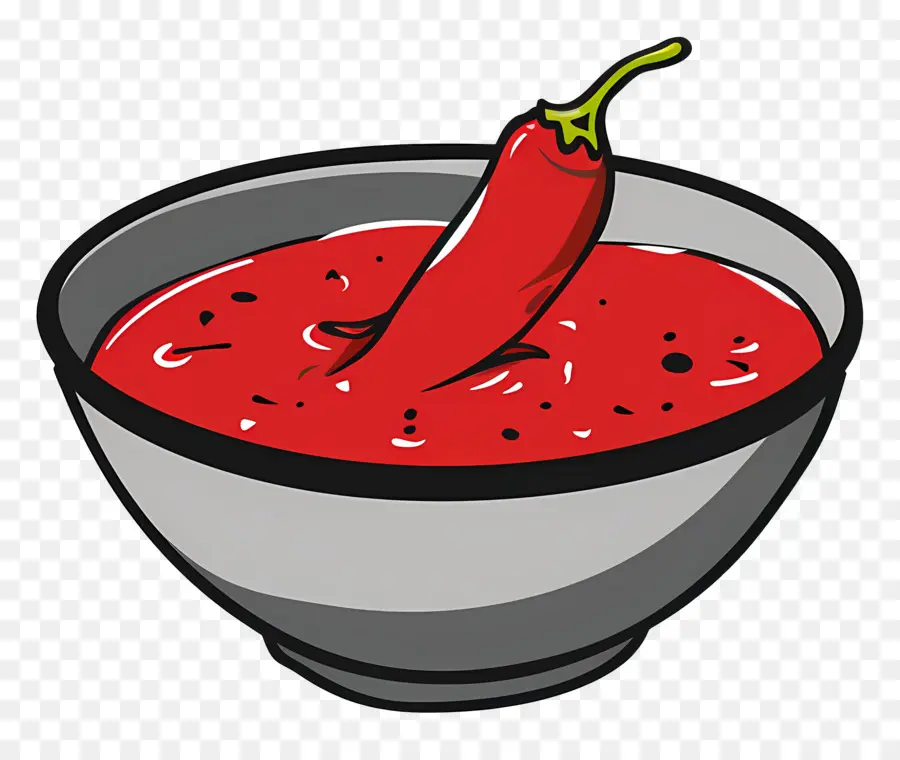 Salsa De Chile，Chile Rojo En Salsa PNG