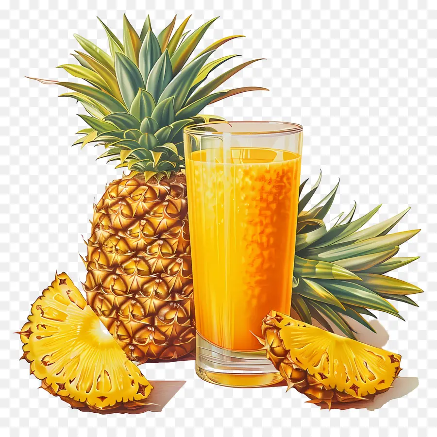 Jugo De Piña，Fruta PNG