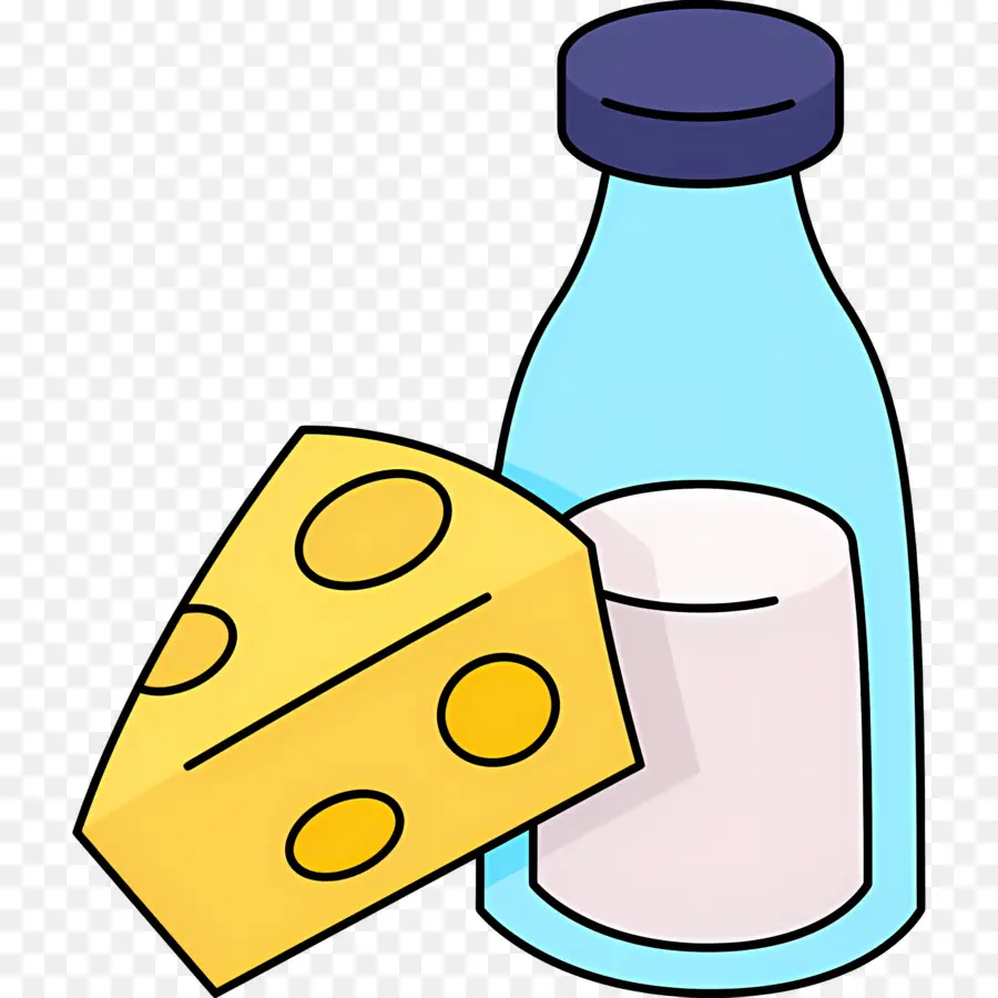 Leche Y Lácteos，Queso Y Leche PNG