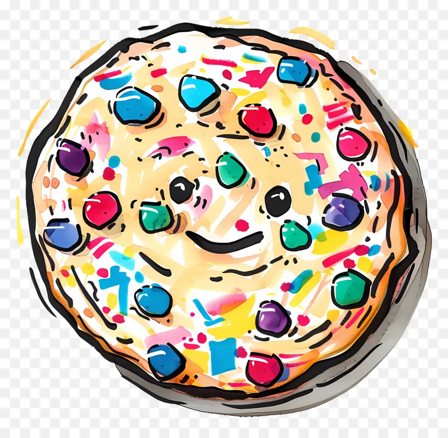 Galletas De Azúcar，Galleta Colorida PNG