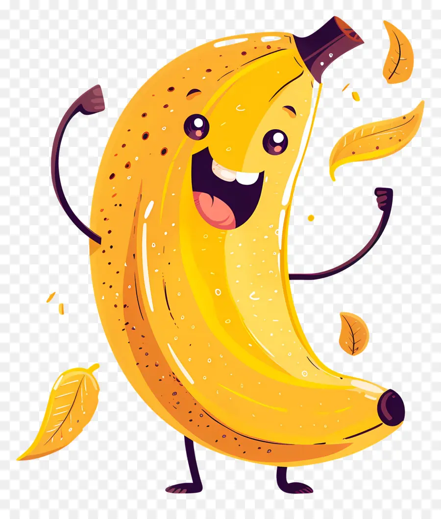 Banan，Dibujos Animados De Plátano PNG