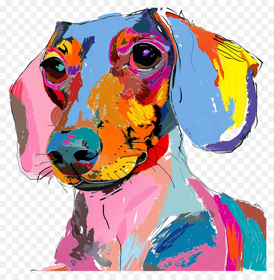 Perro，Colorido Perro PNG