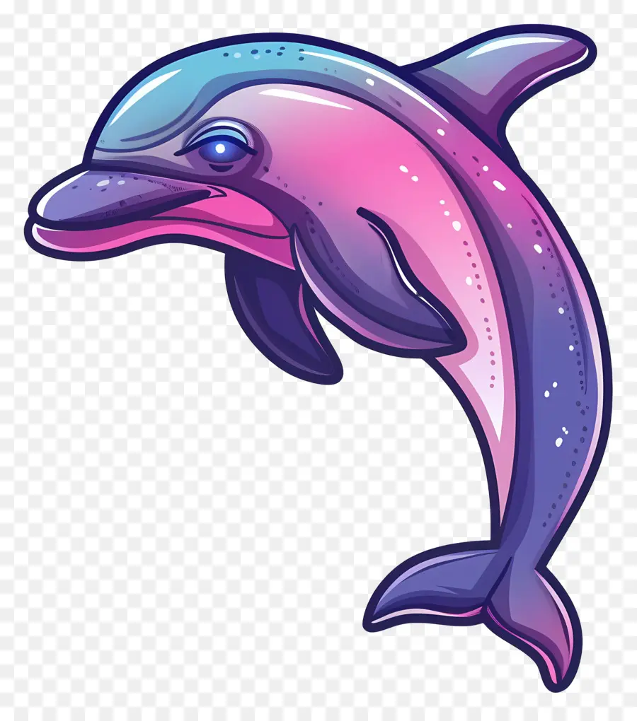 De Dibujos Animados De Los Delfines，Delfín Colorido PNG