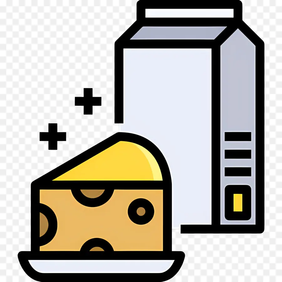 Leche Y Lácteos，Queso Y Leche PNG