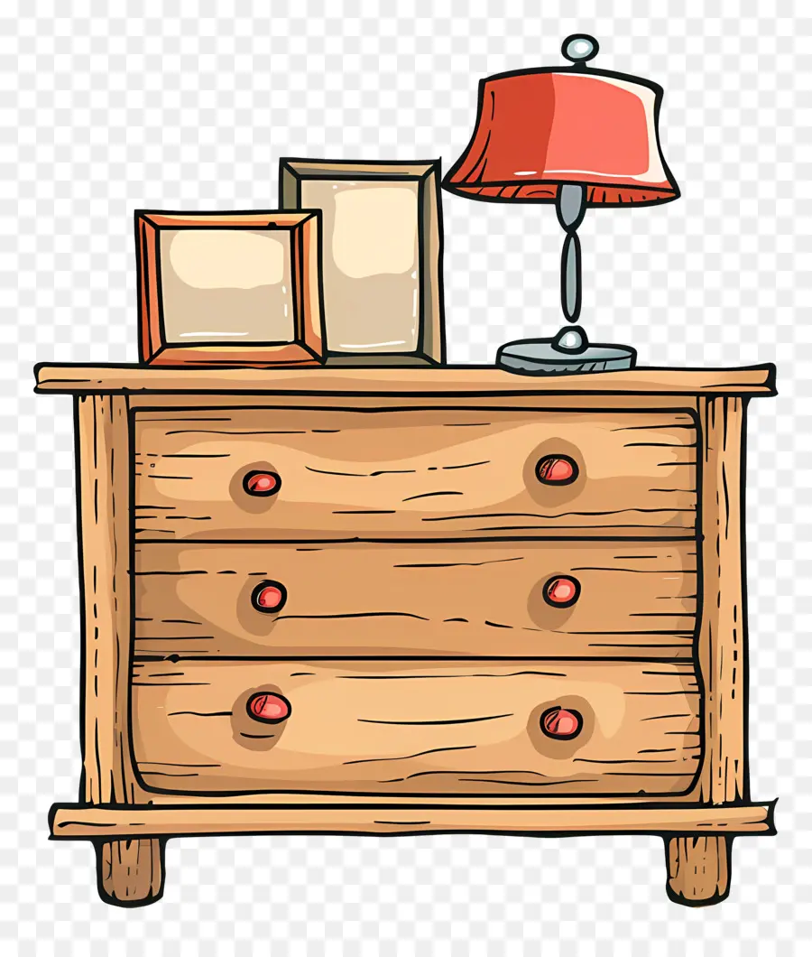 Pecho De Madera，Dresser PNG