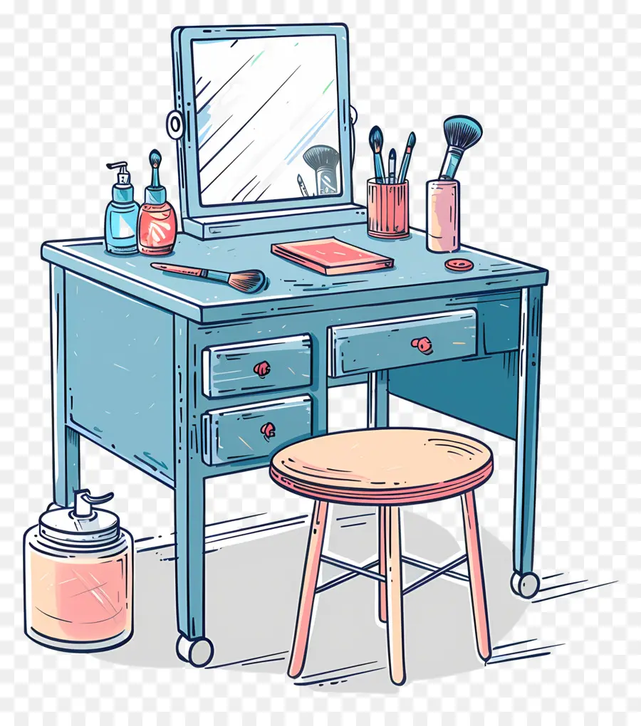 Escritorio De Maquillaje，Mesa De Tocador PNG