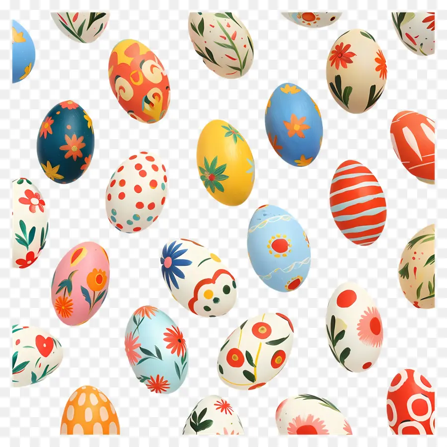 Los Huevos De Pascua，Huevos Decorados PNG