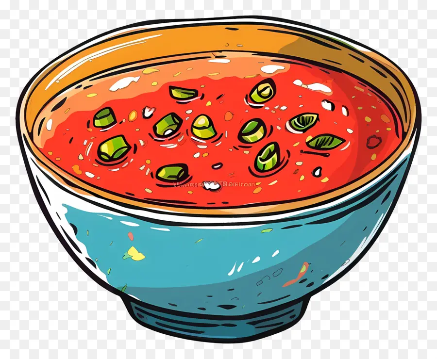 Salsa De Chile，Tazón De Sopa PNG