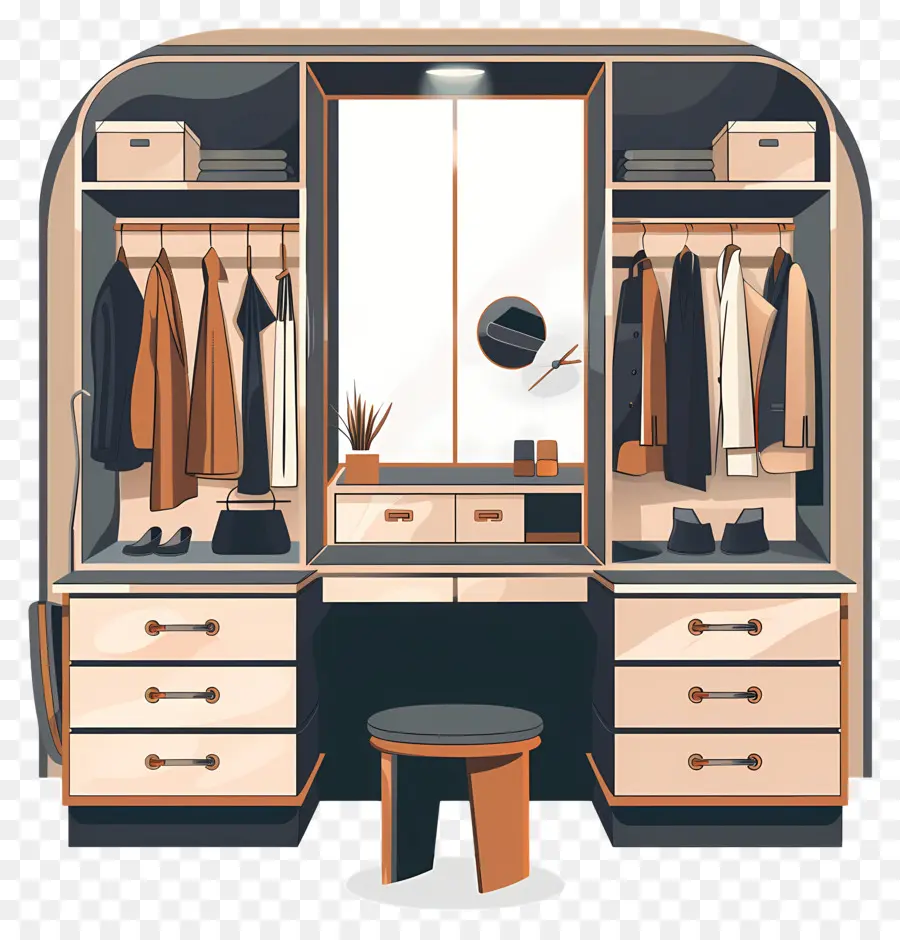 Vestidor，Moderno Armario PNG