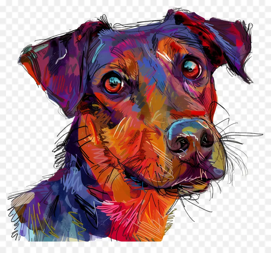 Perro，Colorido Perro PNG