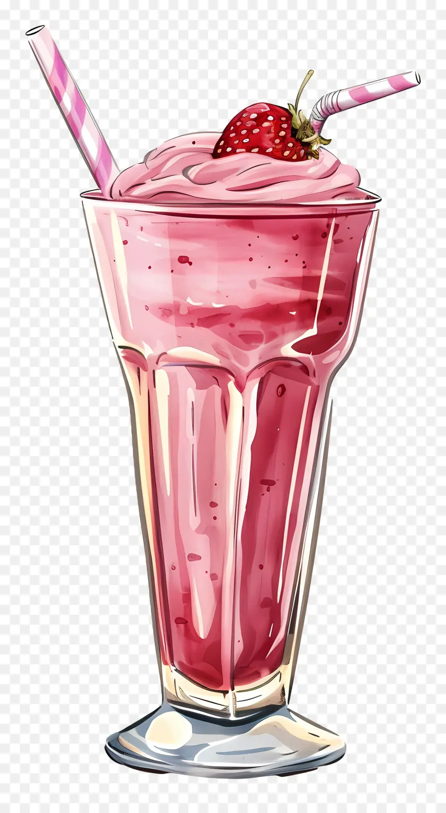 Batido De，Batido De Fresa PNG