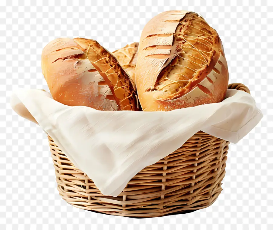 Cesta De Pan，Pan PNG