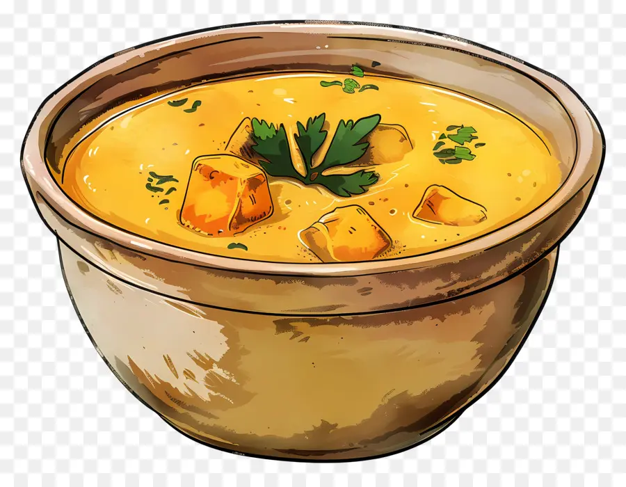 Sopa De Curry，Tazón De Sopa PNG