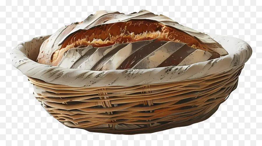 Cesta De Pan，Pan De Canasta PNG