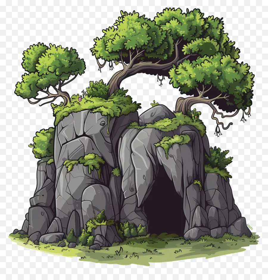 Roca De Cueva，Cueva PNG