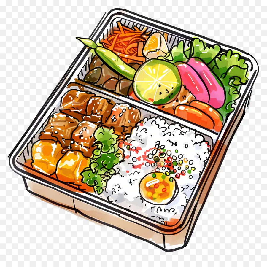 Bento，Caja Bento PNG