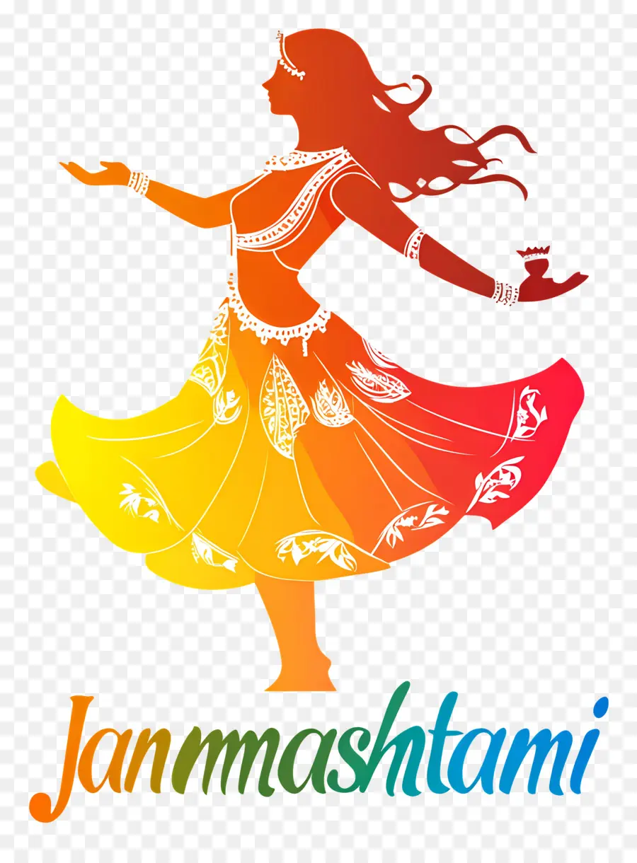 Janmashtami，El Baile De Mujer PNG