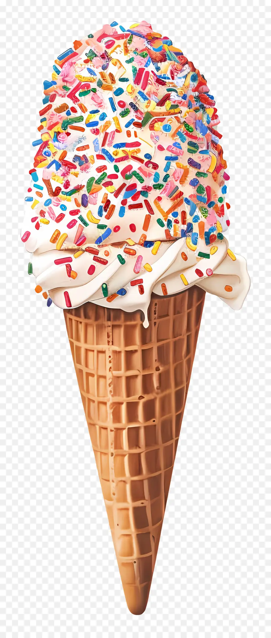 Chispas De Helado，Cono De Helado PNG