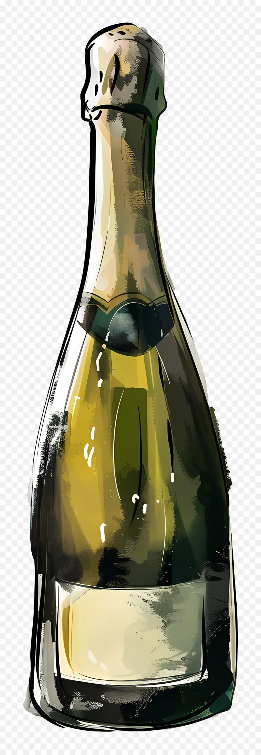 Botella De Champán，Botella PNG