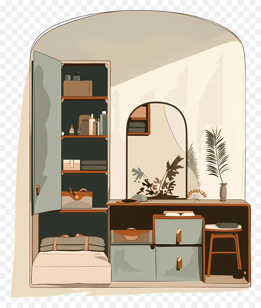 Vestidor，Interior PNG