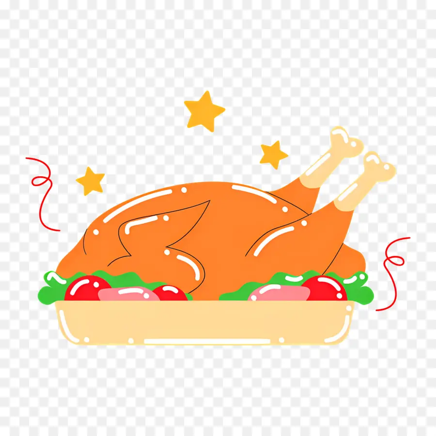 Turquía，Pavo Asado PNG