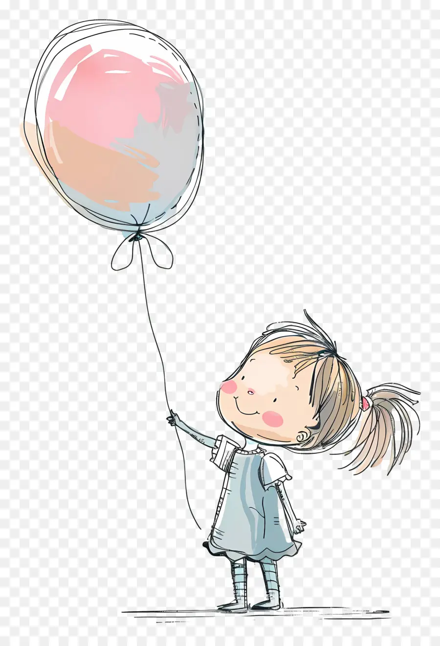 Niña，Niña Con Globo PNG