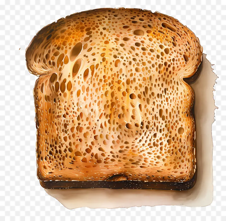 Rebanada De Pan，Pan Tostado PNG