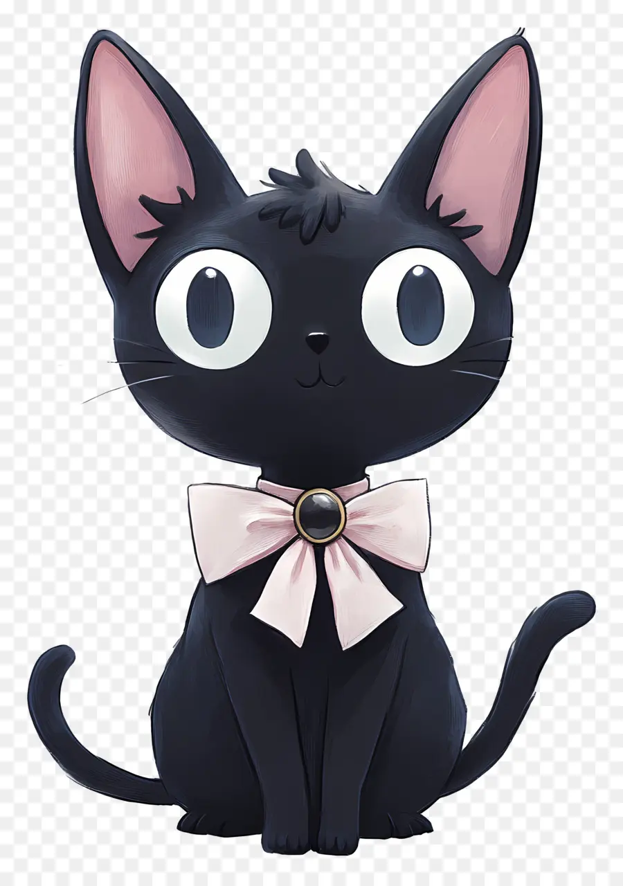 Kuromi，Gato Negro PNG