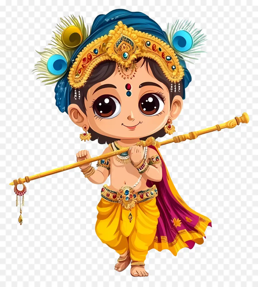 Janmashtami，Lindo Krishna PNG