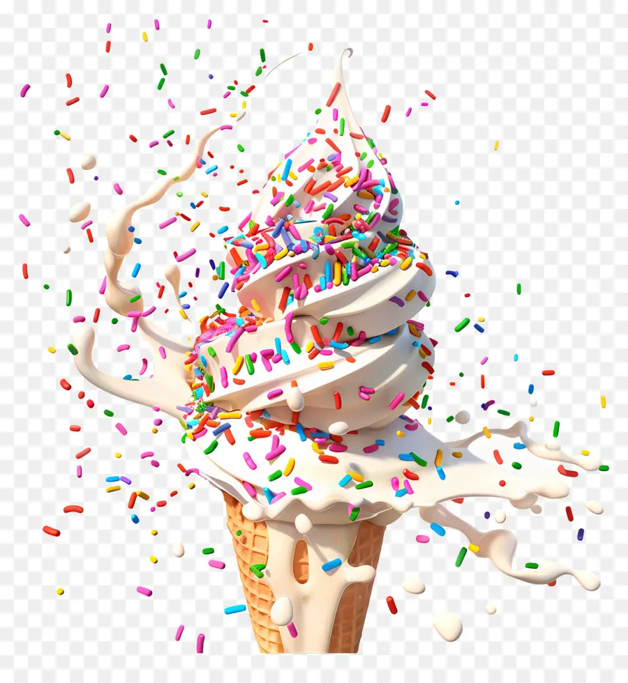 Chispas De Helado，Helado PNG