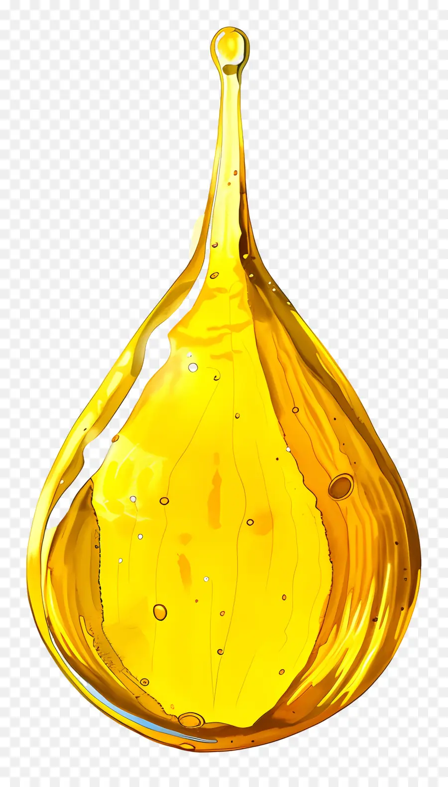 Gota De Aceite，Amarillo PNG