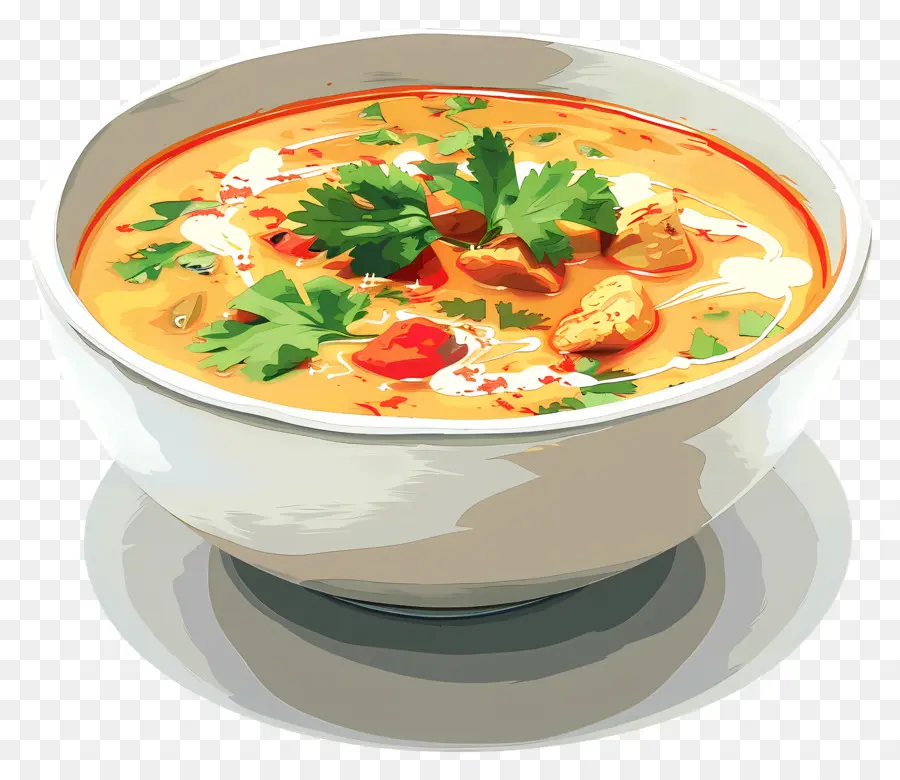 Sopa De Curry，Tazón De Sopa PNG