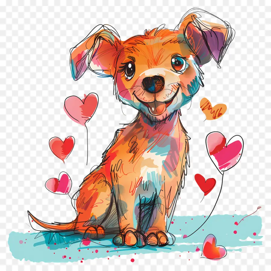 Perro De Dibujos Animados，Lindo Perro PNG