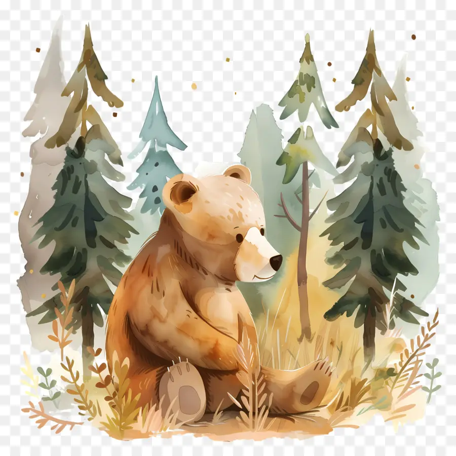 Oso En El Bosque，Oso PNG