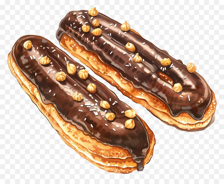 Los Canutos，Eclairs De Chocolate PNG