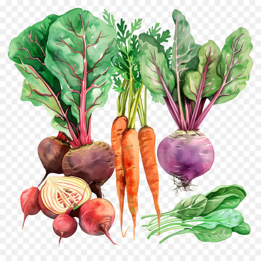 Verduras，Las Zanahorias PNG