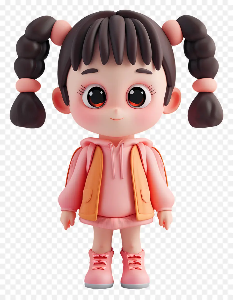 Kawaii Girl，Linda Chica PNG