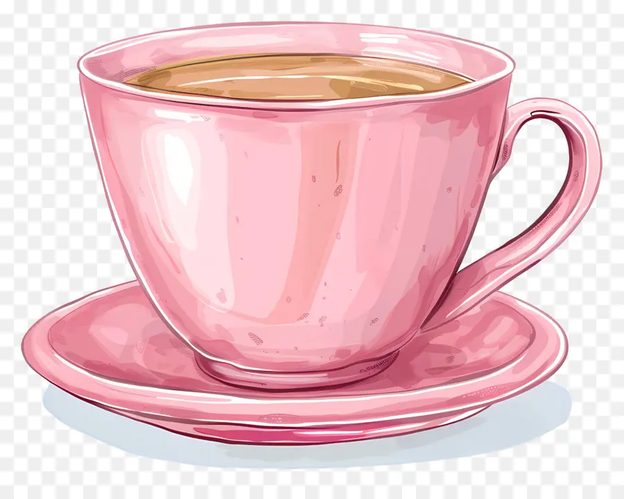 Rosa De La Taza De Té，Taza De Té Rosa PNG