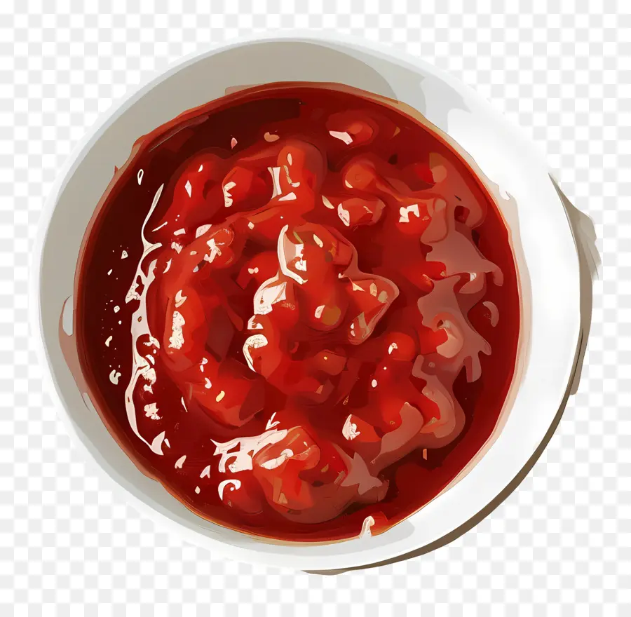 Salsa Marinara，Tazón De Ketchup PNG