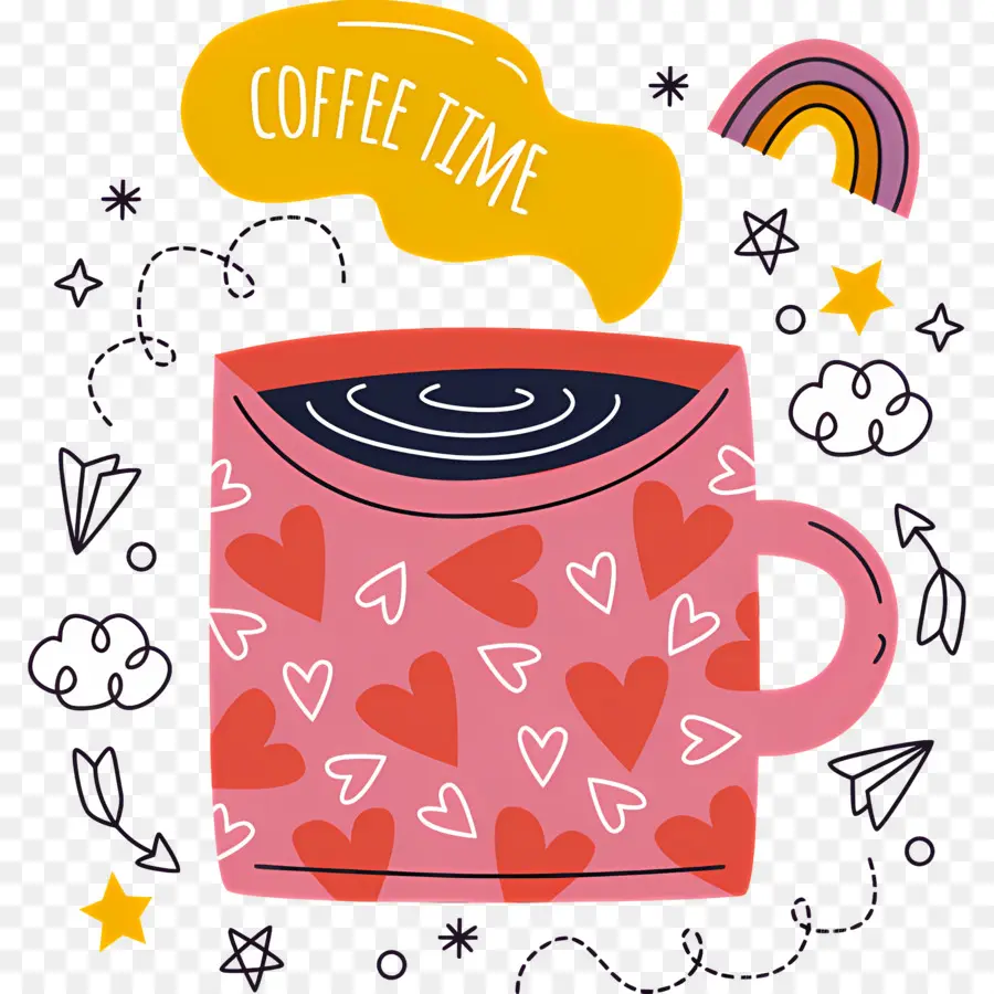 Pausa Para El Café，Coffee Taza PNG