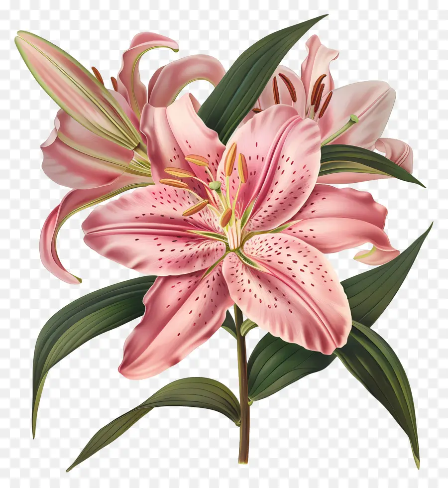 Rosa Lirio，Lily PNG