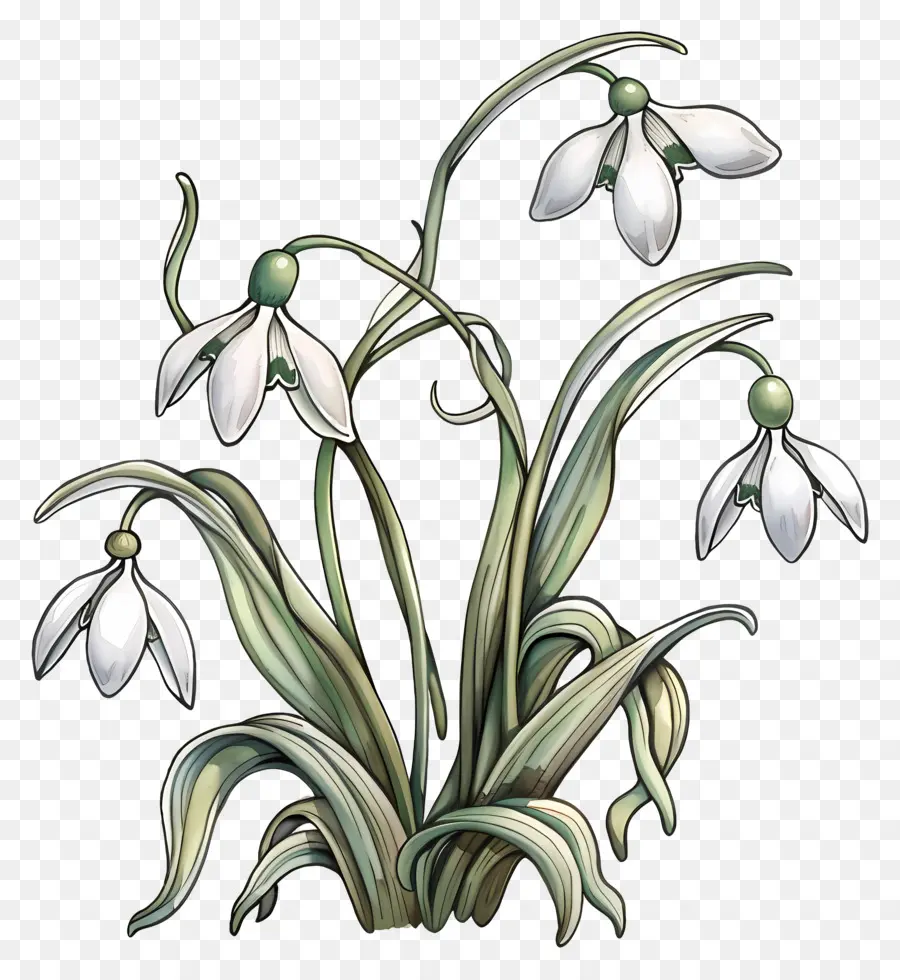 Campanilla De Invierno，Las Campanillas De Invierno PNG