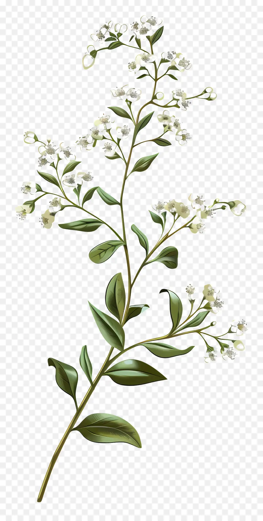 Alyssum Dulce，Planta PNG