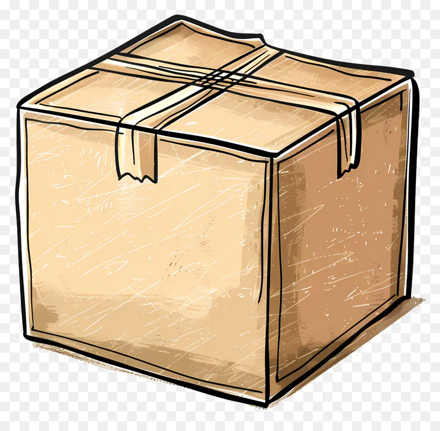 Caja De Cartón，Embalaje PNG