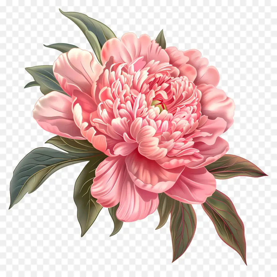 Peonía Rosa，Flores De Peonía PNG